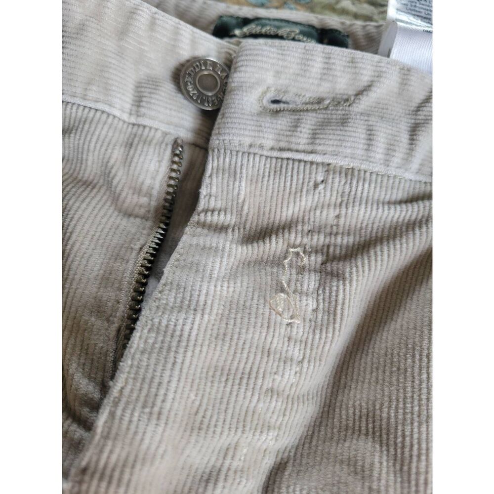 Eddie Bauer Cream Corduroy Bootcut Pants Womens 8 - Picture 6 of 6
